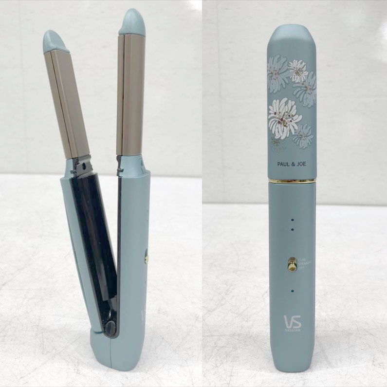 D7954YO ◆1110_5凹【美品】カール&ストレート 2WAY ヘアアイロン ヴィダルサスーン VSI1030AJ ポール&ジョー コラボ家電 美容機器拍卖