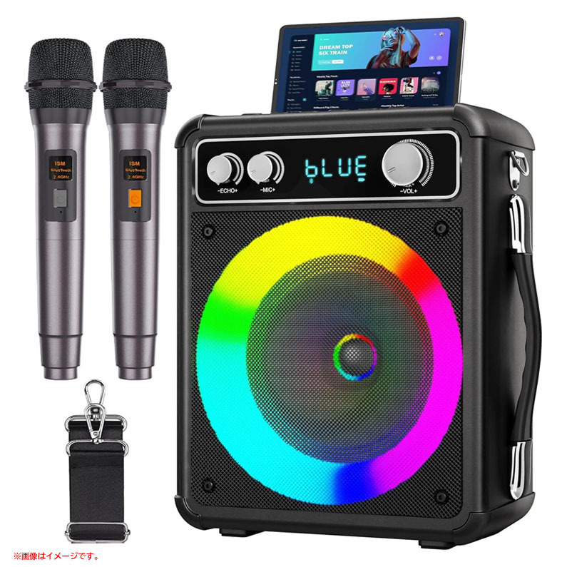 D9452YO ◆1114【アウトレット品】カラオケセット カラオケマシン VOSOCO T-03 Karaoke Machine Black 未使用 PA機器拍卖