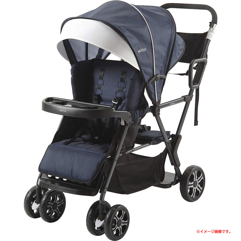 D8951YO ◆1101【アウトレット品】 カトージ 二人でゴー 41911 二人乗り ベビーカー 前席:生後4ヶ月~未使用 ベビー用品拍卖