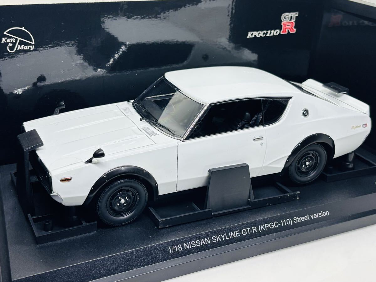 1/18京商KYOSHO日産スカイライン2000GT-RケンメリKPGC110美品箱付大型モデル 検索 (オートアート・イグニッションモデル)拍卖