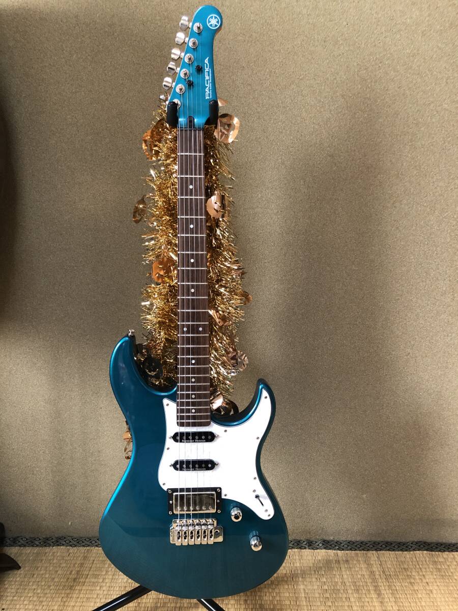 ★美品★うっすら傷あり★かっこいいティールグリーンメタリック★★Pacifica612VIIX TGM★★ヤマハ YAMAHA エレキギター 拍卖