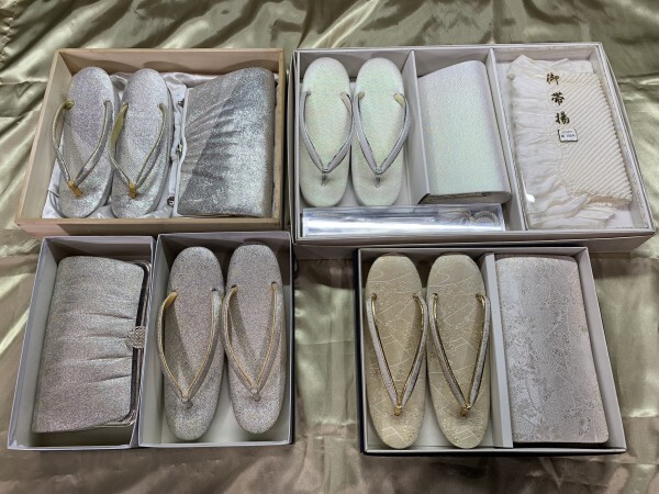 K6-512 【現状品】和装小物 5点セット 振袖 草履 ぞうり 着物 帯どめ さが美 他拍卖