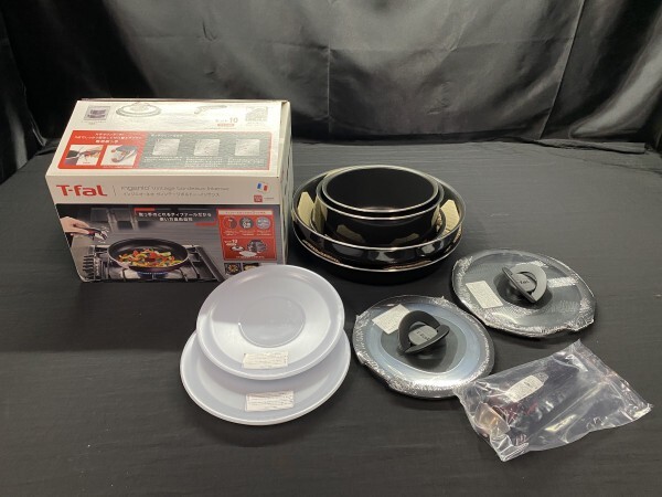 C6-541 ほぼ未使用 ティファール インジニオ・ネオ ヴィンテージボルドー・インテンス セット10 ガス火対応( IH非対応 )T-Fal拍卖