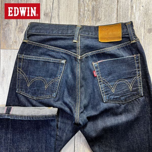 ☆EDWIN エドウィン☆505S セルビッチデニム W28 S2691拍卖