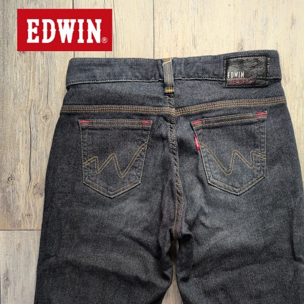 ☆EDWIN エドウィン☆ER117L JERSEYS USED加工 ストレッチ レディース デニム size【XS】 S2703拍卖
