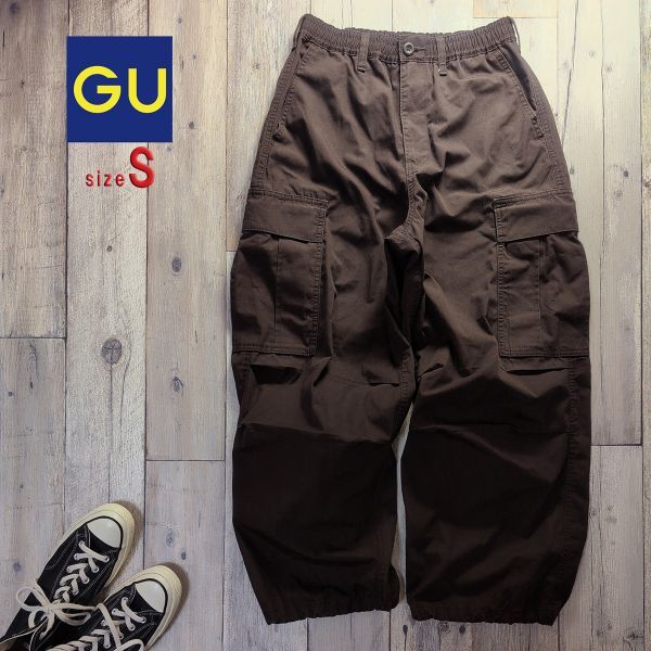 ☆GU ジーユー☆カーゴパンツ ブラウン Size(s) S2708拍卖