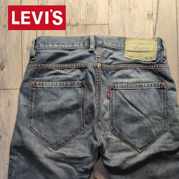 ☆Levis リーバイス☆504 USED加工 W30 デニム S2728拍卖