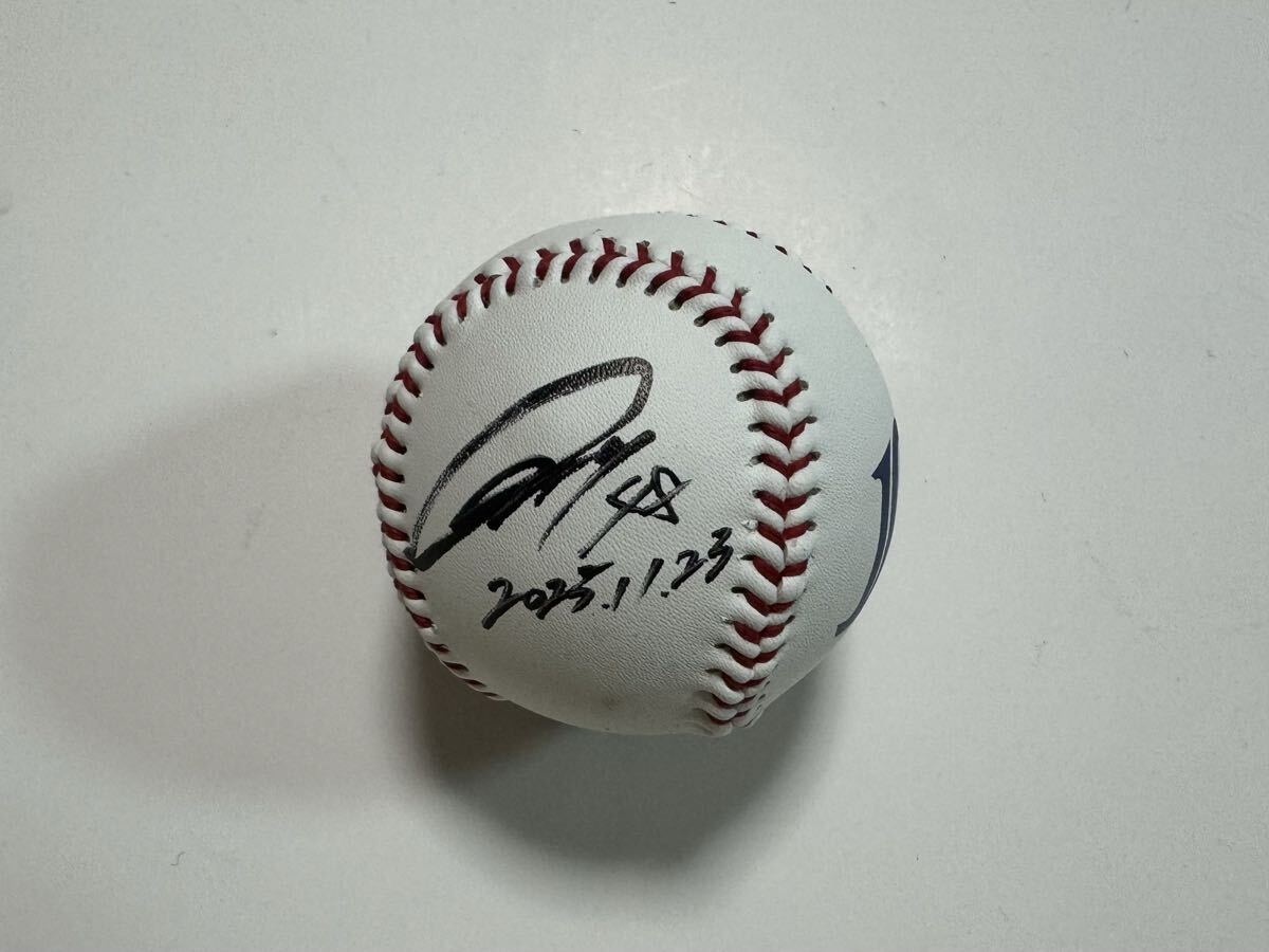 今井達也 投げ入れ用 球団公式 ロゴボール 直筆サインボール 埼玉西武ライオンズ拍卖