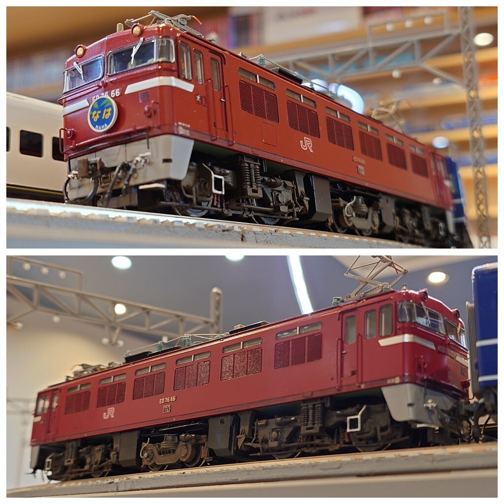 シリーズ“激仕業” TOMIX 国鉄 ED76形電気機関車(HO-124)カスタマイズ ED76-66「大」2007年秋 1円スタート 拍卖