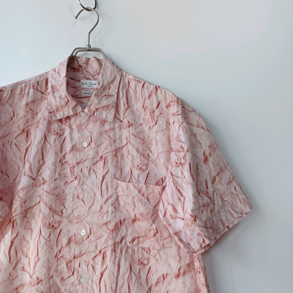 Paul Smith LONDON ポールスミスロンドン 総柄半袖シャツ アメリカンジャケット期拍卖