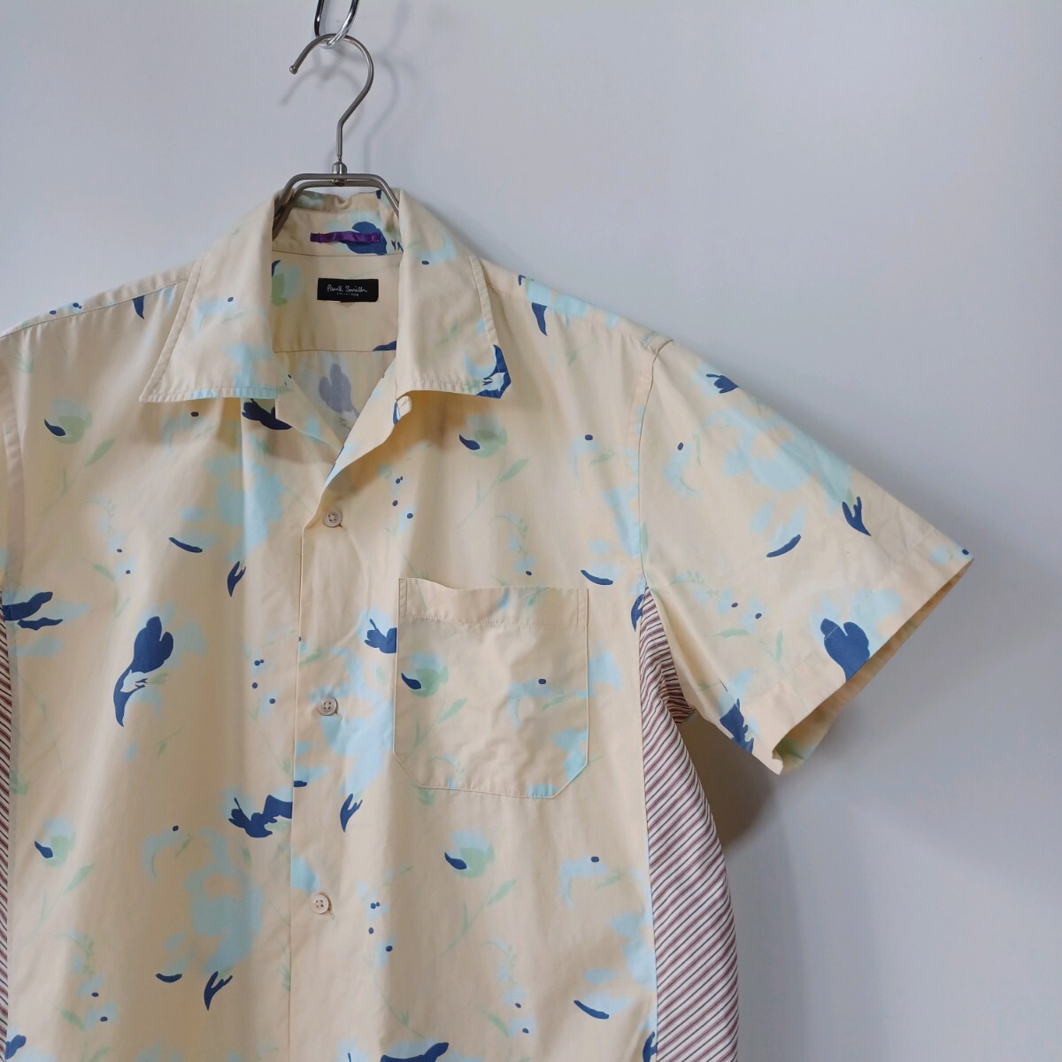 Paul Smith COLLECTION ポールスミスコレクション オープンカラー 半袖シャツ 花柄拍卖