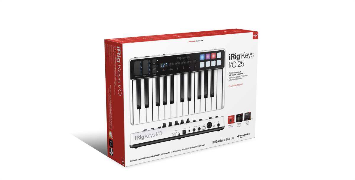 【中古】IK Multimedia iRig Keys I/O 25 オーディオ・インターフェイス&MIDIキーボード【国内正規品】拍卖