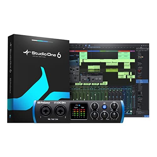 【中古】PreSonus Studio 24c オーディオ/MIDIインターフェース 24Bit 192kHz 2入出力USB-C互換 Studio拍卖