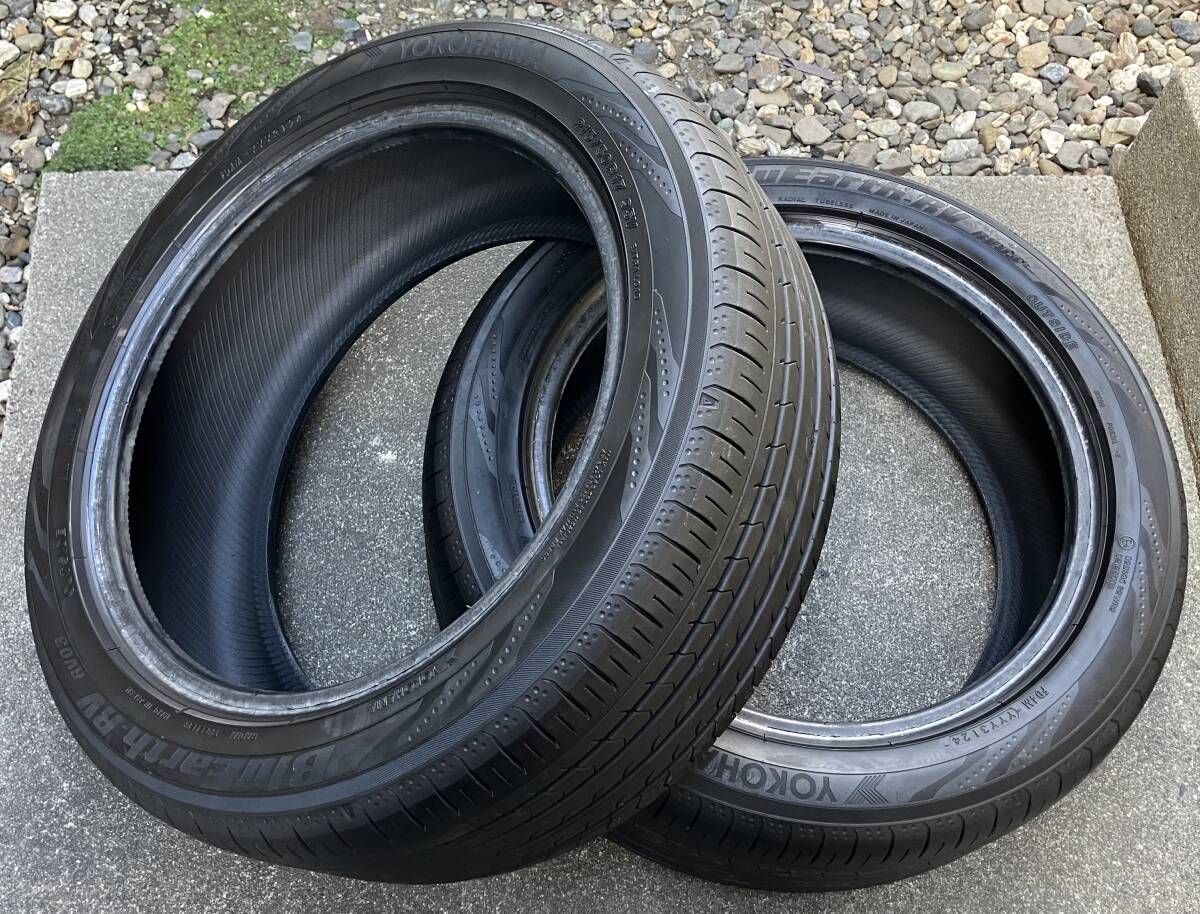 ★1円~売切 ヨコハマ BLUEARTH-RV RV03 215/50R17 95V 2本 8部山拍卖