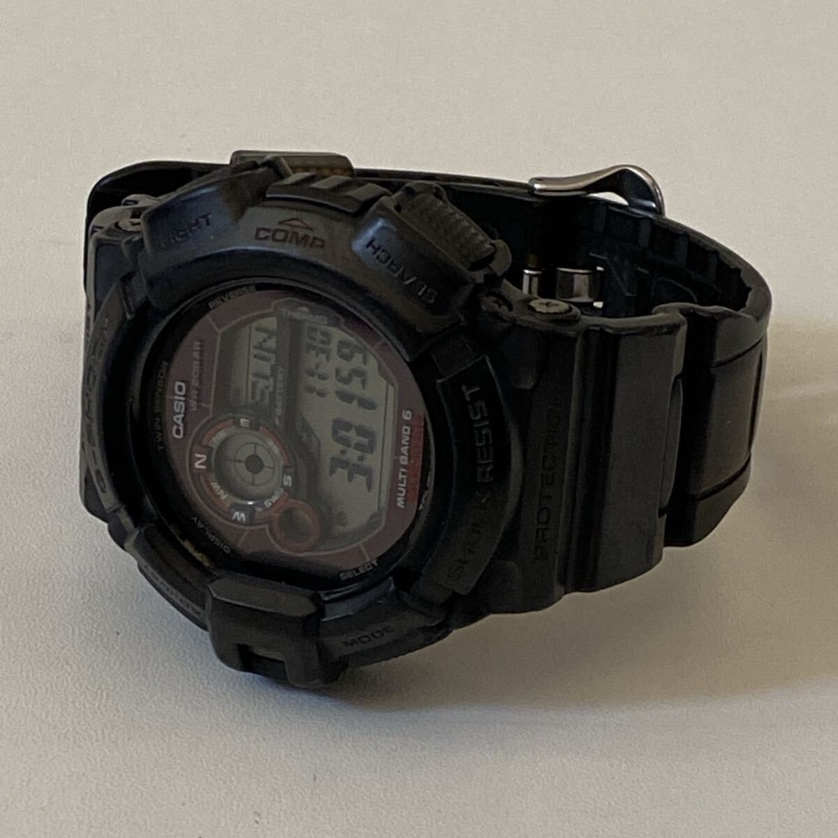 ◆NO.251130◆ CASIO カシオ GーSHOCK Gショック MUDMAN マッドマン マルチバンド6 タフソーラー 腕時計 GW-9300 総重量:約72.0g 稼働品拍卖