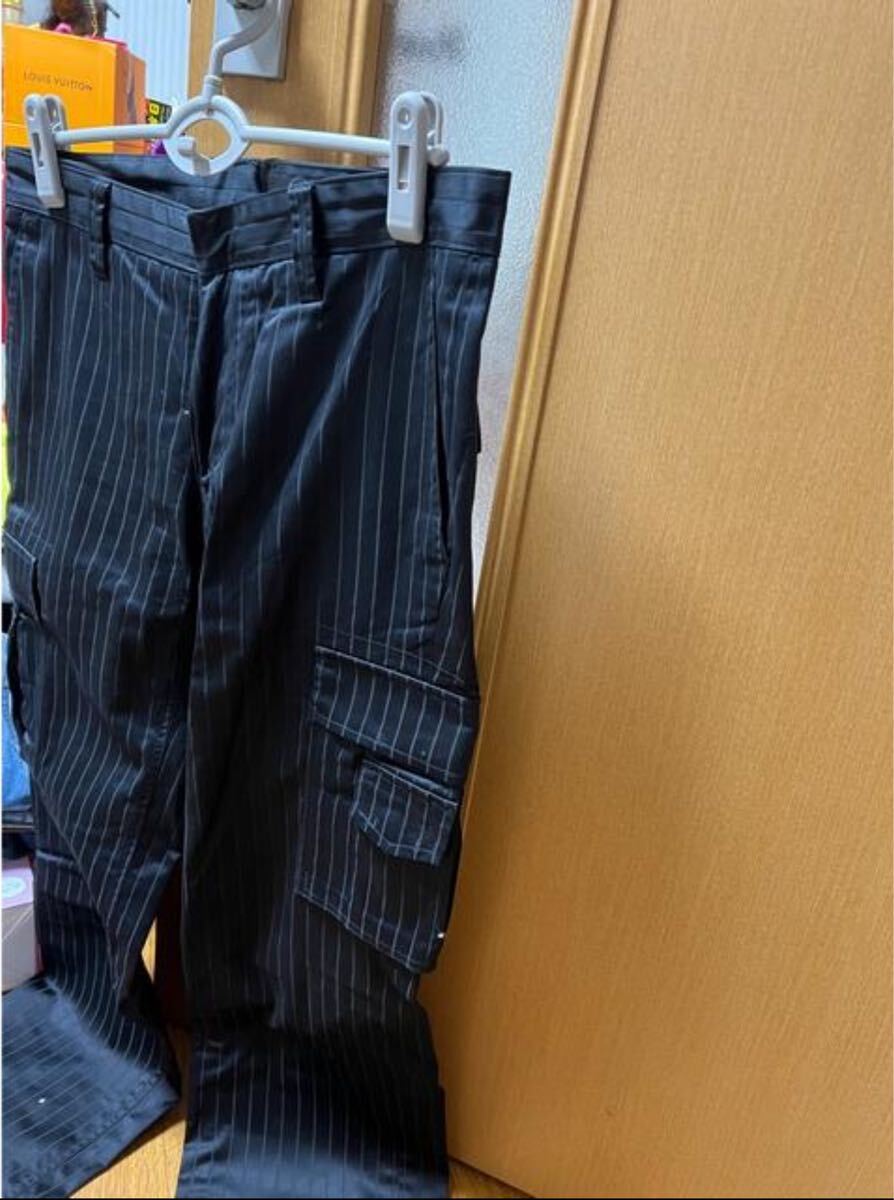 廃盤 店頭即完売 稀少 超希少 メンズ MENS カジュアル ストライプ ブラックパンツ拍卖