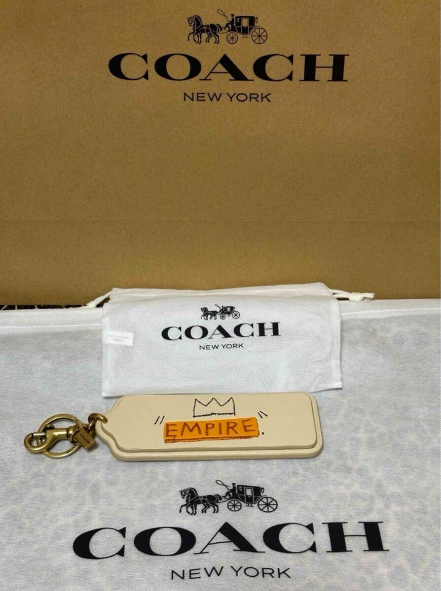 ② 正規品 本物 希少 激レア コーチ COACH バスキアライン キーホルダー バッグチャーム 即完売 廃盤拍卖