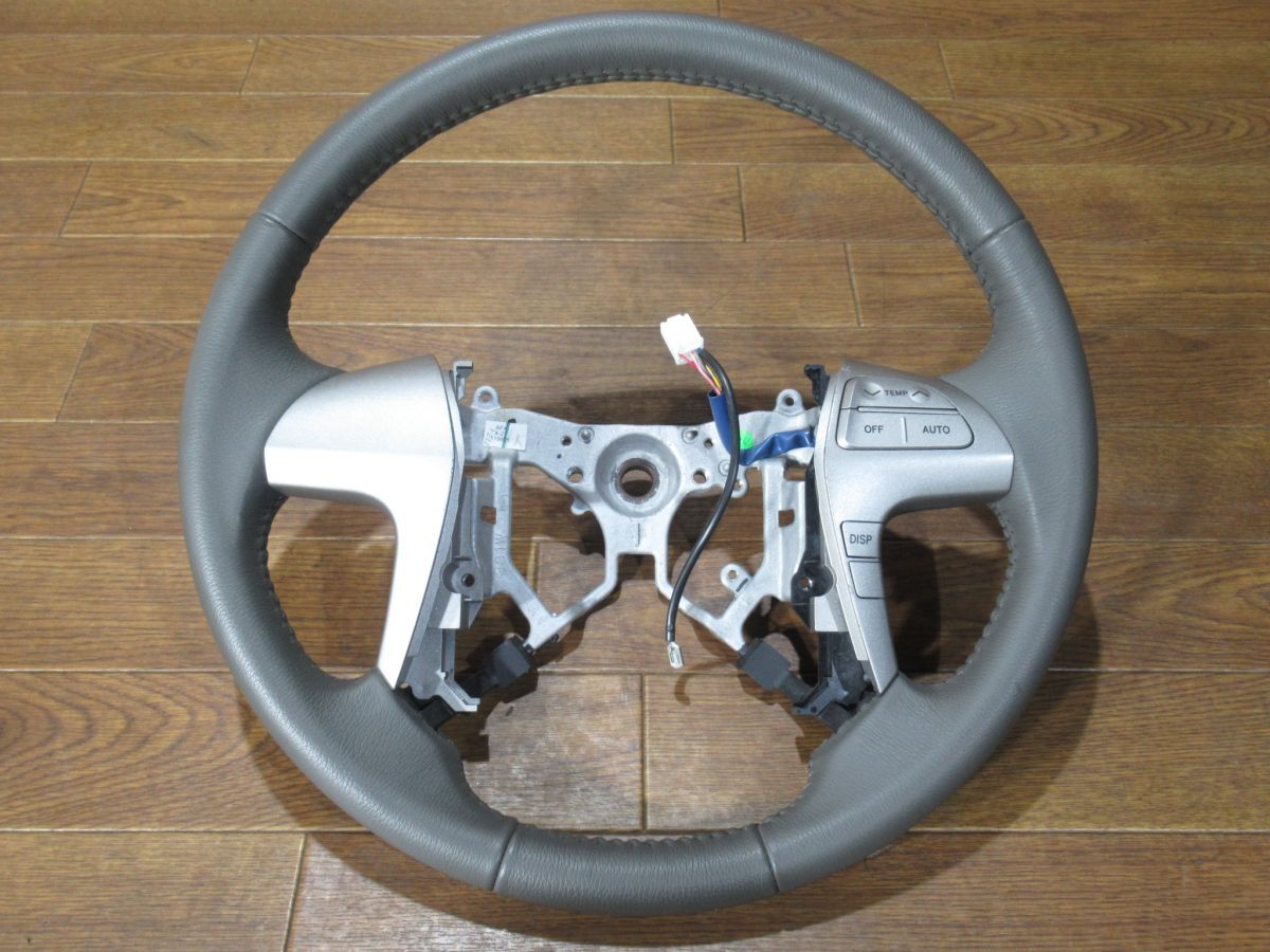 トヨタ40カムリ純正 ステアリング ハンドル 45102-06370 / 45103-06120 本革 レザー拍卖