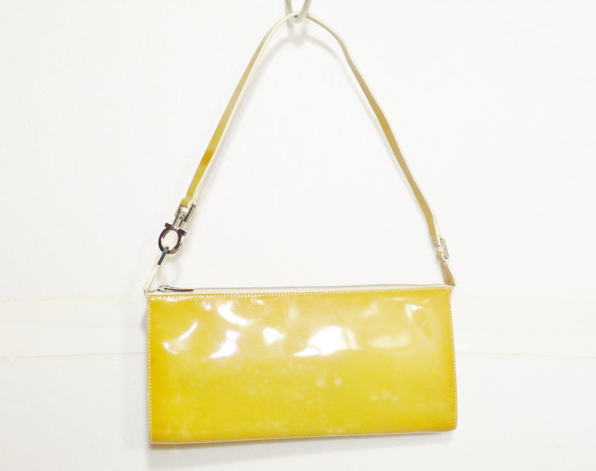 Ferragamo(フェラガモ) ガンチーニ ハンドバッグ イタリア製 813060-378G拍卖