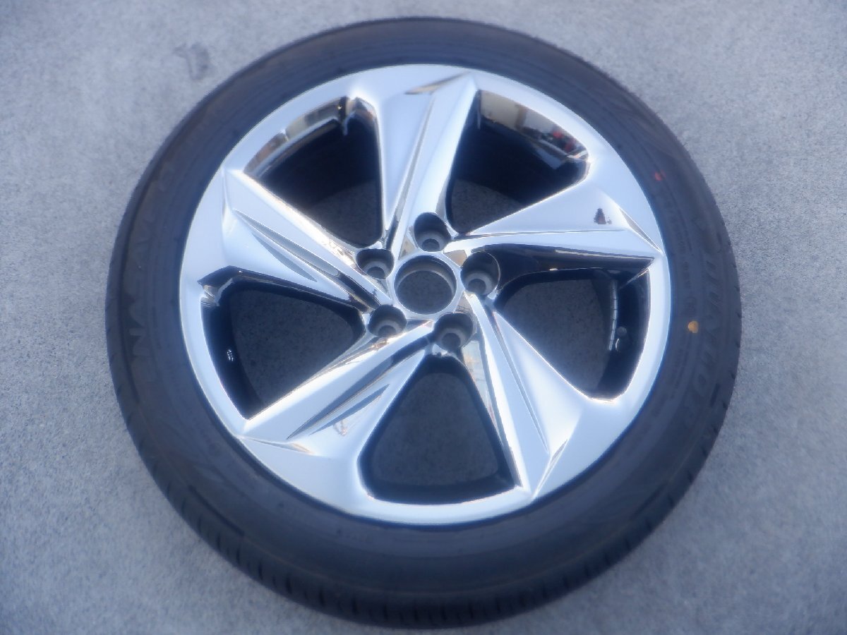 純正 AZSH20 AZSH21 ARS220 GWS224 220 クラウン RS 18インチ 8J +45 5穴 114.3 ホイール 1本 ダンロップ エナセーブ EC300+ 215/50R18拍卖