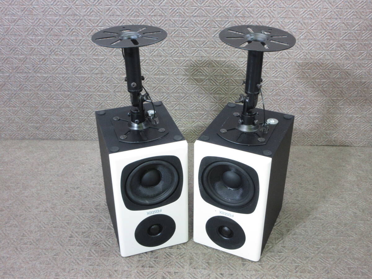 FOSTEX PM0.4c アクティブスピーカー 左右ペア 音出しOK ボリューム正常 コーン破れなし (No.Z475)拍卖