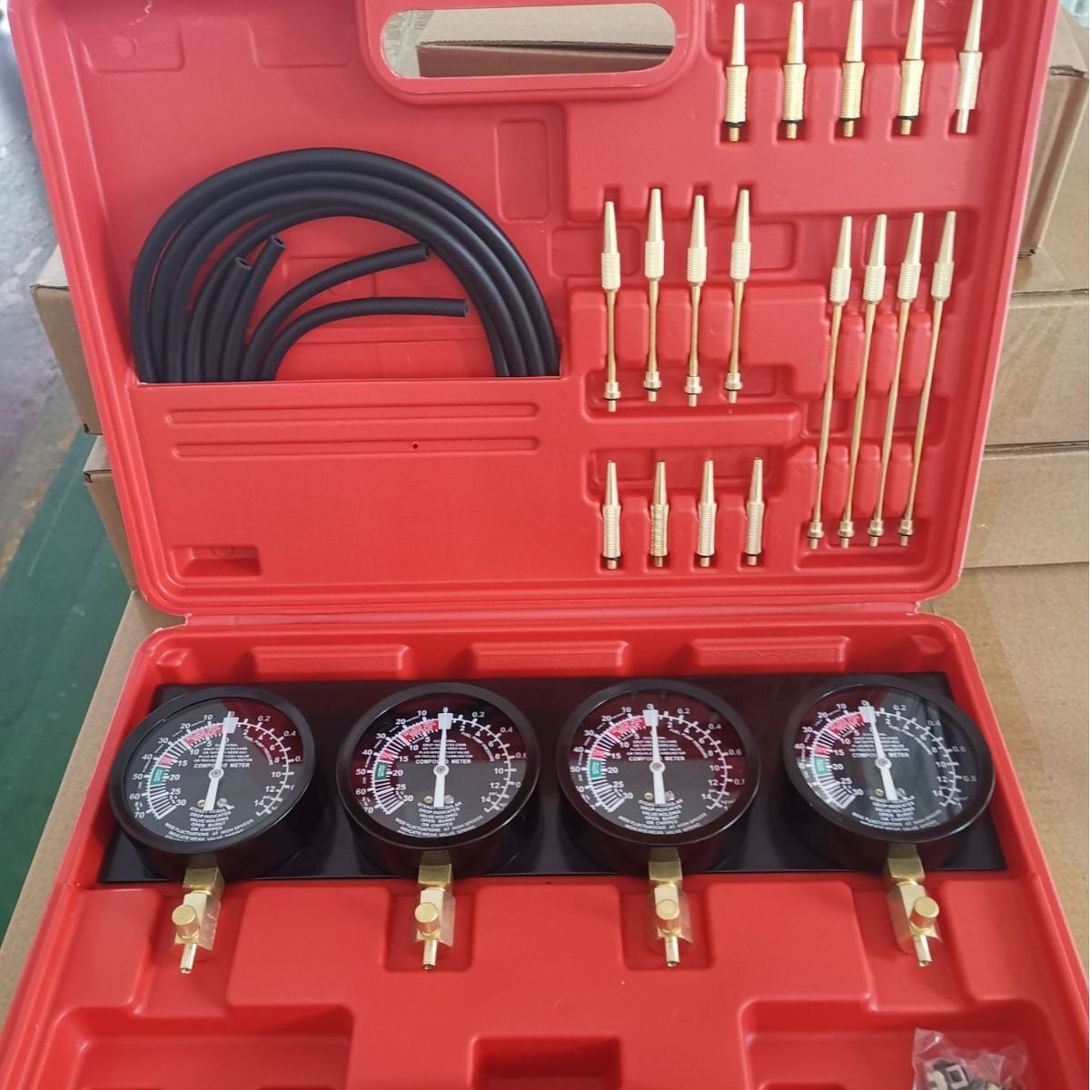 汎用 4連 バキュームゲージセット キャブレター 同調 セッティング レギュレーター付 負圧測定 負圧測定器 特殊工具 メンテナンスツール拍卖