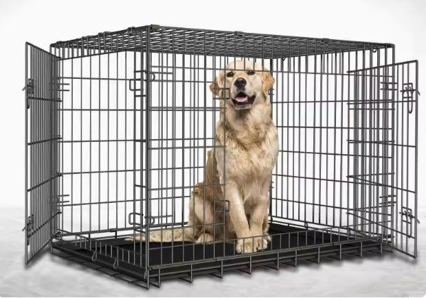 犬ケージ 大型犬 中型犬 小型犬 ペットケージ ケージ 犬 サークル コンパクト 折り畳み 組み立て簡単 持ち運び楽々 122*77*82cm拍卖