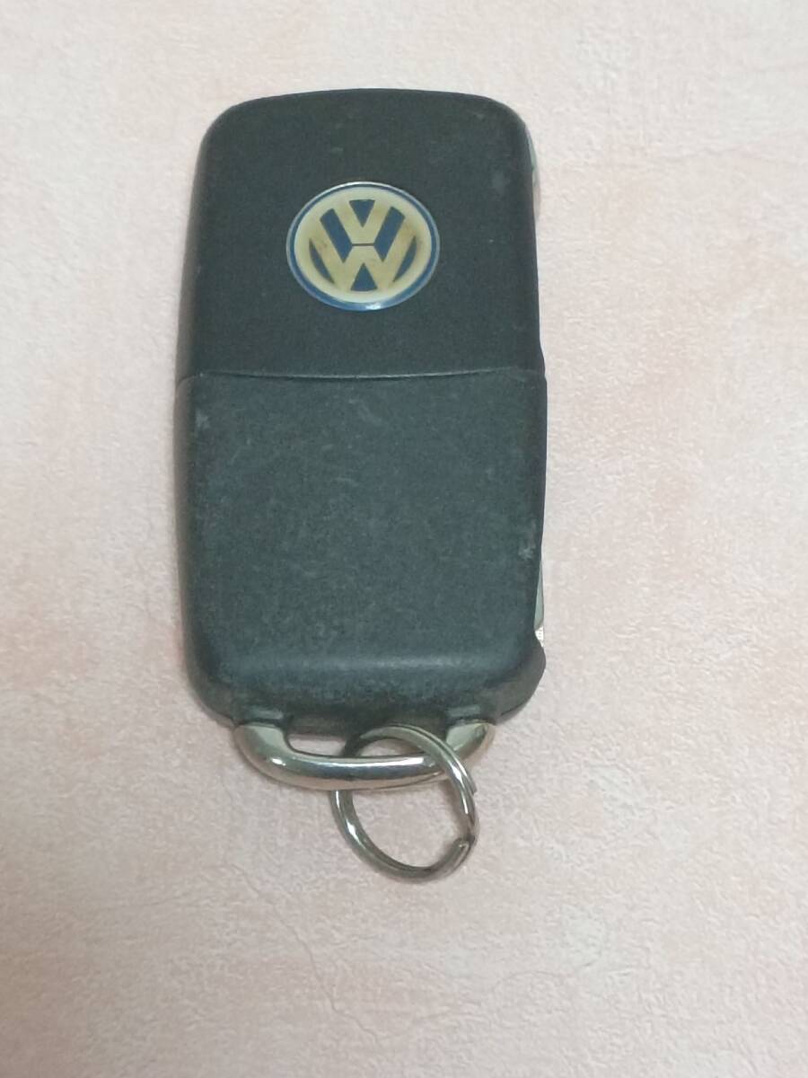 11t15 VW フォルクスワーゲン 純正 キー キーレス スマートキー 車種不明 鍵 動作未確認 リモコン 3ボタン拍卖