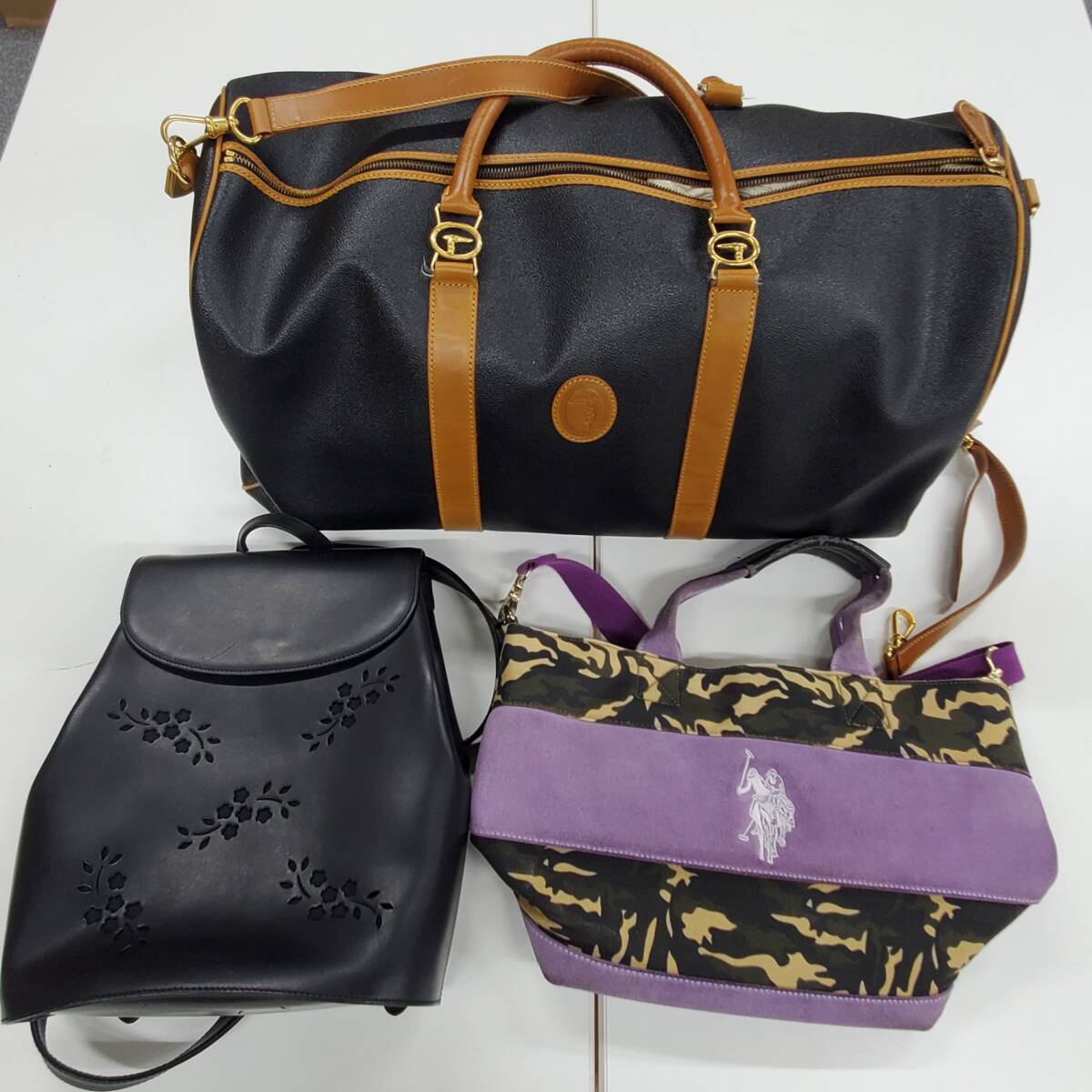 バッグ まとめ 3点 Trussardi U.S. POLO ASSN ユーエスポロアッスン トラサルディ ボストンバッグ トートバッグ 旅行鞄 #20685拍卖