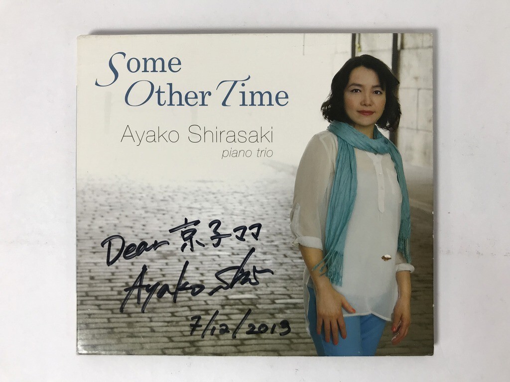 TU717 白崎彩子 Ayako Shirasaki / Some Other Time 直筆サイン 【CD】 1028拍卖