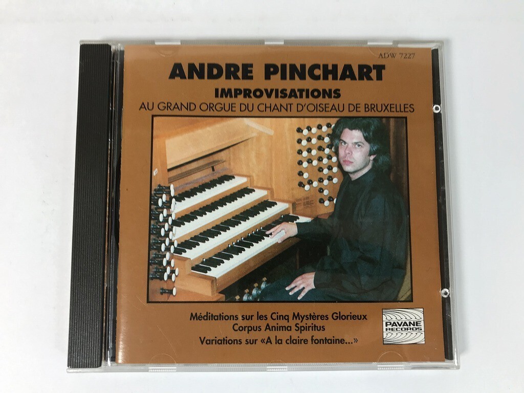 TT276 Andre Pinchart / Improvisations / Au Grande Orgue Du Chant D'Oisseau de Bruxelles 【CD】 0815拍卖