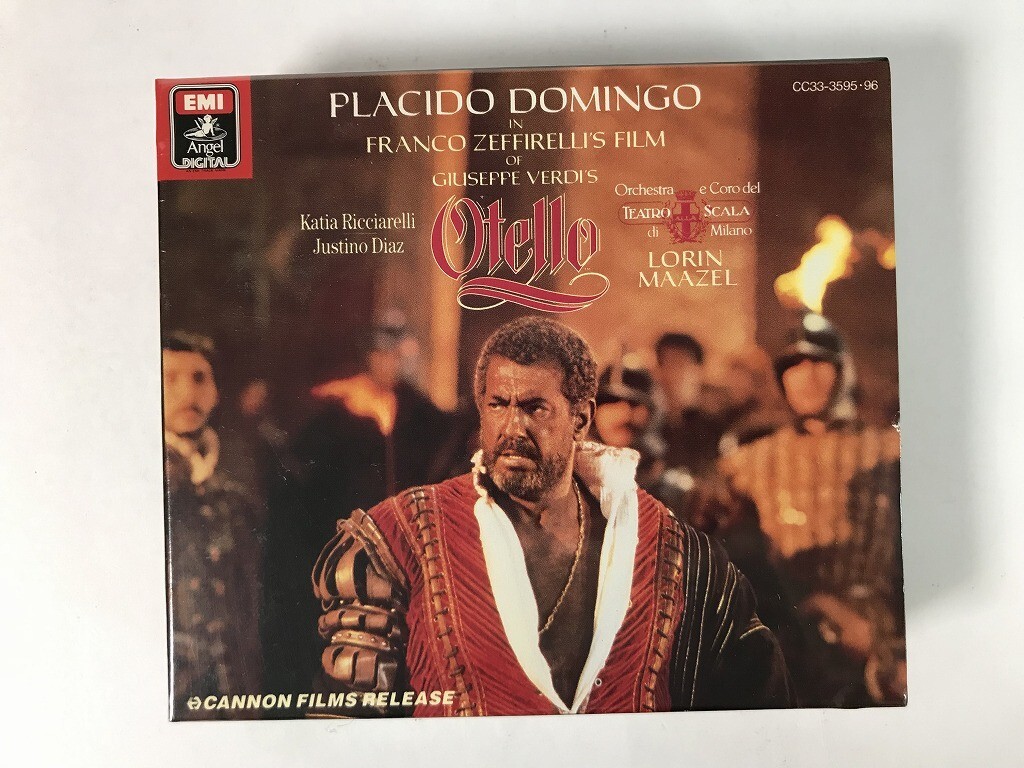 TU837 ヴェルディ / 歌劇 オテロ 全曲 / ドミンゴ / 未開封 【CD】 1104拍卖