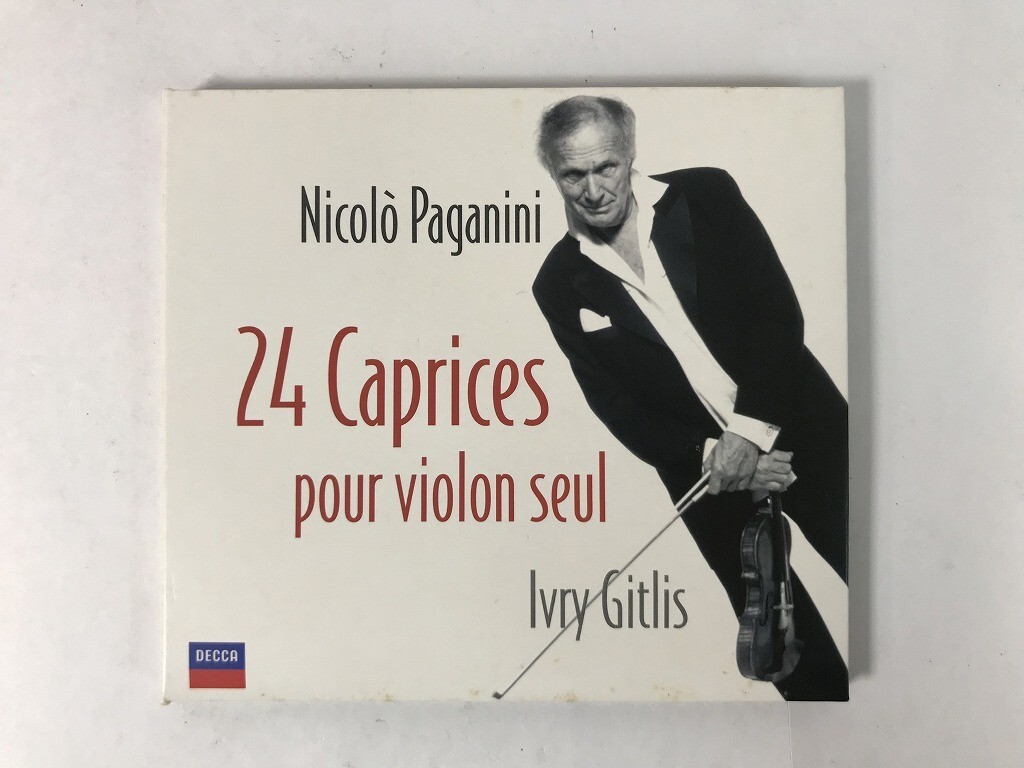 TU859 Nicolo Paganini パガニーニ / 24 Caprices pour violon seul 24の奇想曲 / lvry Gitlis ギトリス 【CD】 1112拍卖