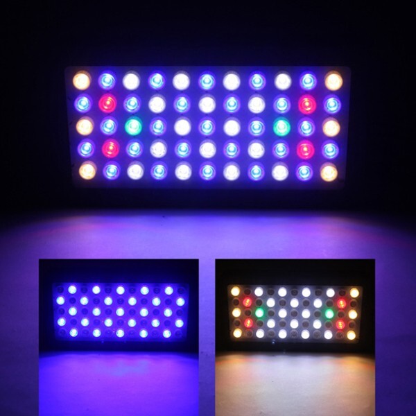 LEDライト 水槽照明 PSE技術基準適合 プリズムレンズ サンゴ 海水 調光機能付き 165W ブラックボックス拍卖