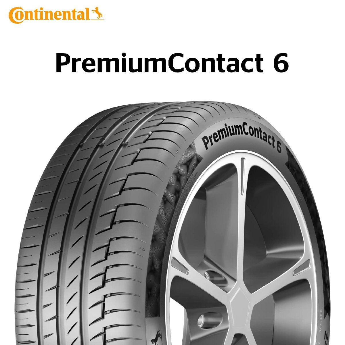 245/40R21 100Y XL Continental PremiumContact 6 PC6 タイヤ 24年製 新品 コンチネンタル コンチ プレミアム コンタクト6 21インチ拍卖