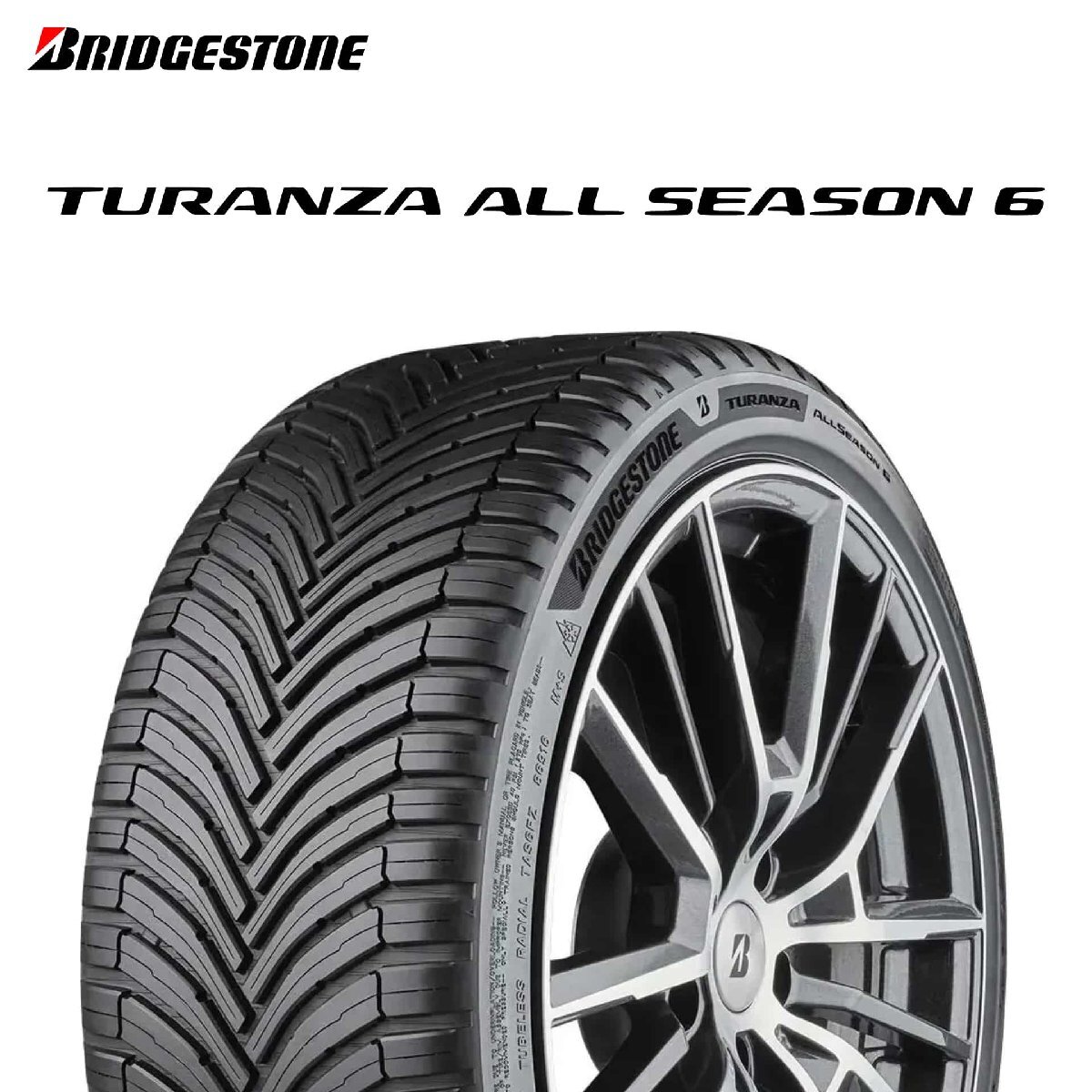225/50R18 99W XL BRIDGESTONE TURANZA ALL SEASON 6 ENLITEN タイヤ 24年製 新品拍卖