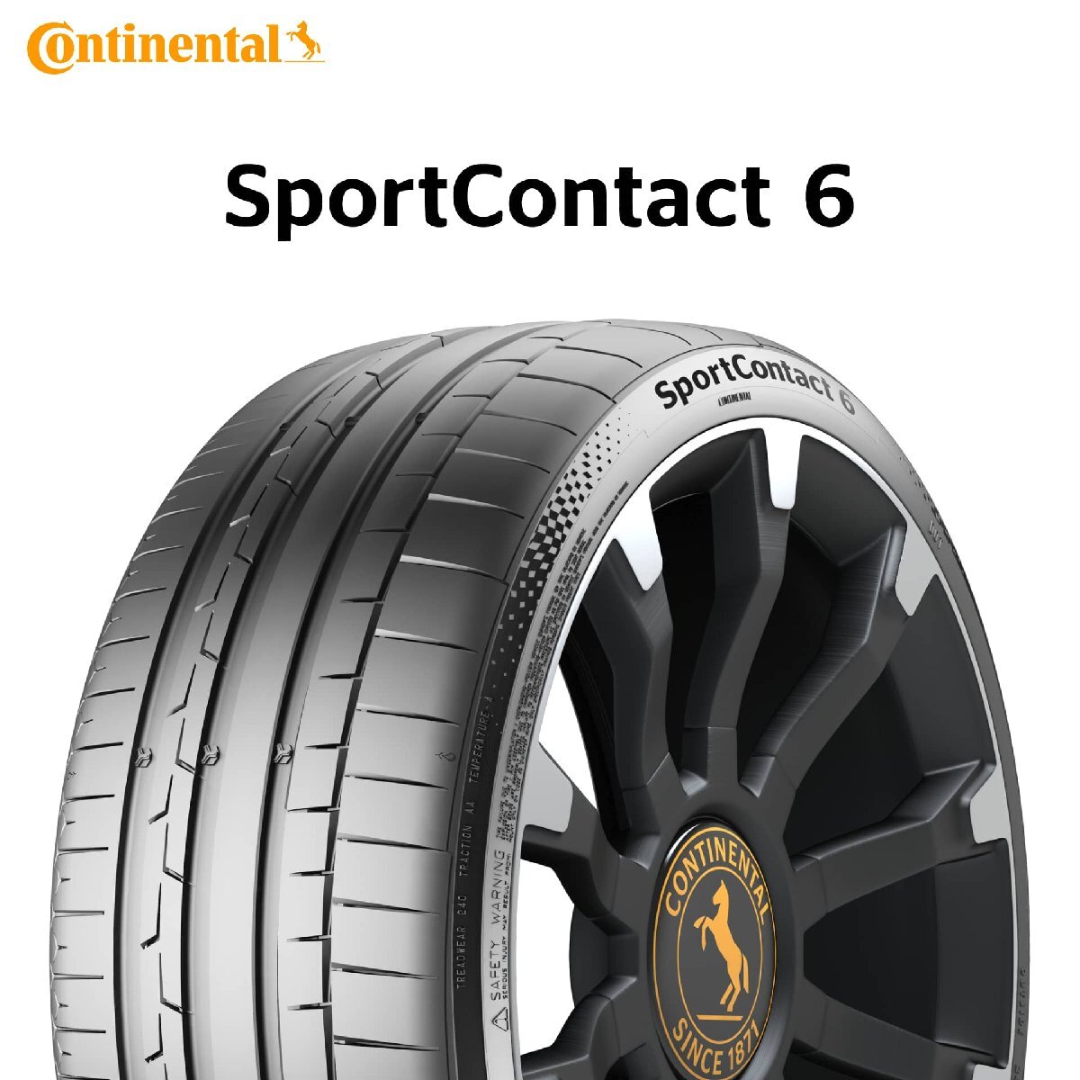 285/40R21 109Y XL AO Continental SportContact 6 SC6 アウディ承認 タイヤ 24年製 新品拍卖