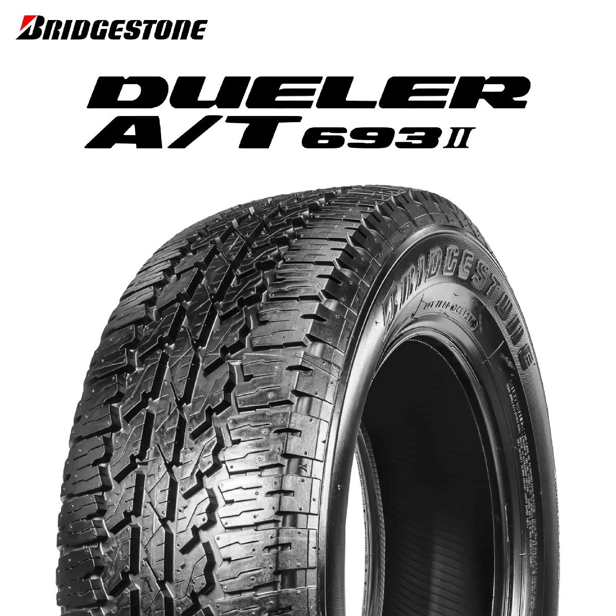 285/60R18 116V BRIDGESTONE DUELER A/T 693 III タイヤ 24年 日本製 新品 ブリヂストン デューラー オールテレーン 693 at693 18インチ拍卖