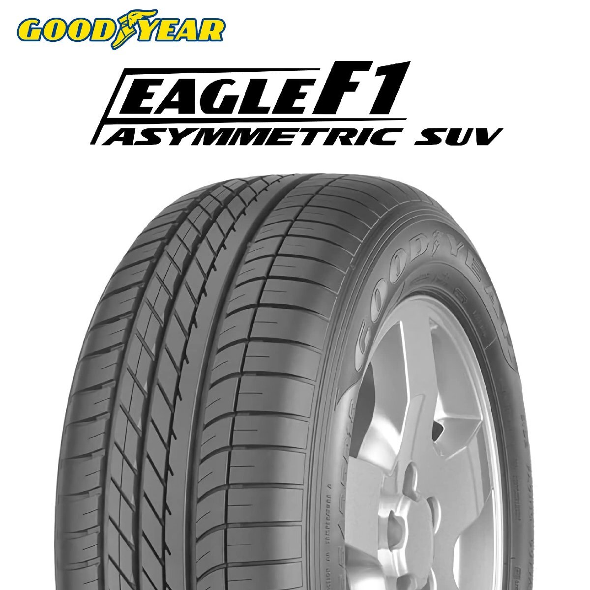 255/50R19 107W XL ☆ ROF GOODYEAR GY EAGLE F1 ASYMMETRIC SUV BMW承認 ランフラット タイヤ 25年製 新品拍卖