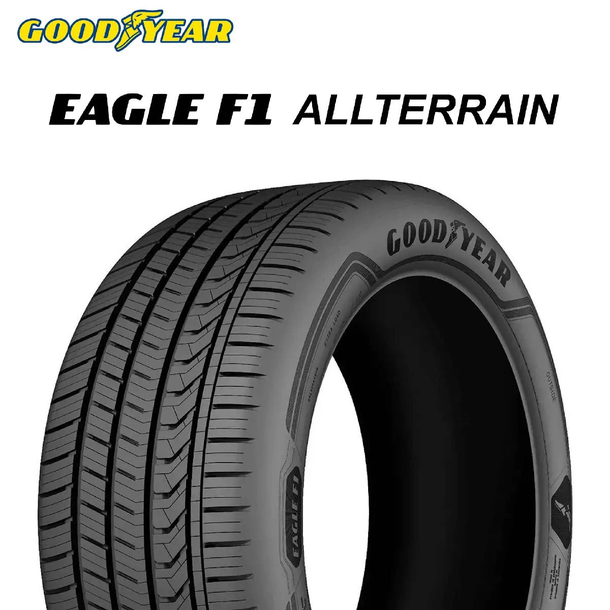 235/55R19 105W XL J LR GOODYEAR GY EAGLE F1 ALLTERRAIN ジャガー、ランドローバー承認 タイヤ 24年製 新品拍卖