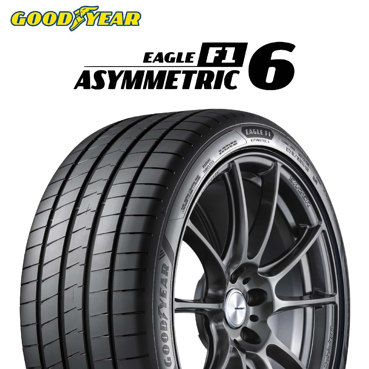 215/45R17 91Y XL GOODYEAR GY EAGLE F1 ASYMMETRIC6 タイヤ 25年製 新品拍卖