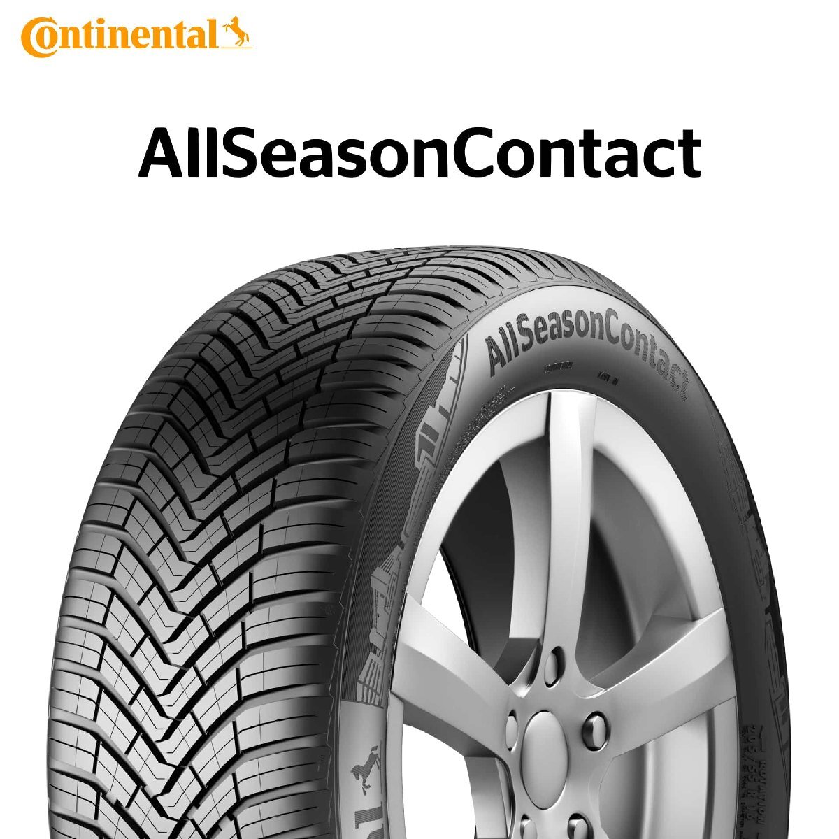 225/55R18 102V XL AO Continental AllSeasonContact アウディ承認 タイヤ 25年製 新品拍卖