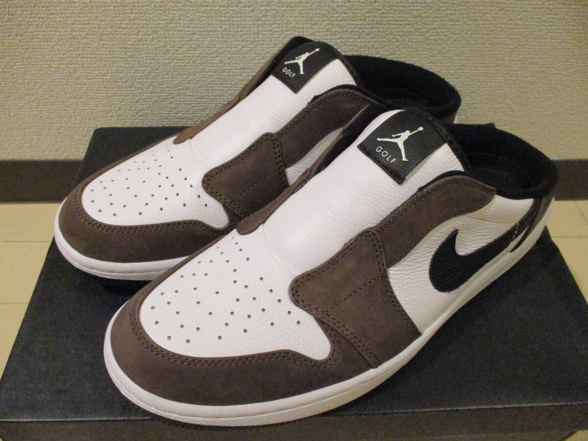新品 ★ NIKE AIR JORDAN MULE GOLF ナイキ エアジョーダン ミュール 28.0 バロックブラウン/ホワイト/セイル/ブラック拍卖