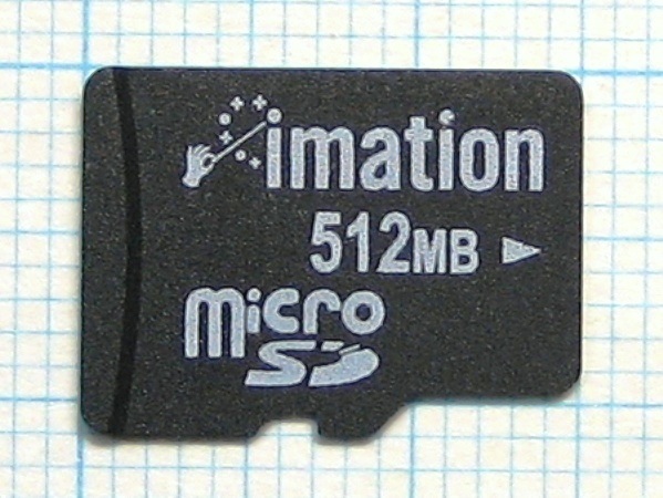 ★imation microSDメモリーカード 512MB 中古★送料85円・185円拍卖