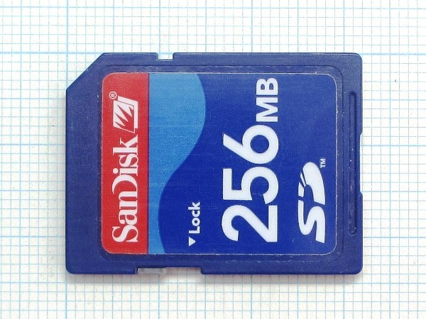 ★SanDisk SDメモリーカード 256MB 中古★送料85円・185円拍卖