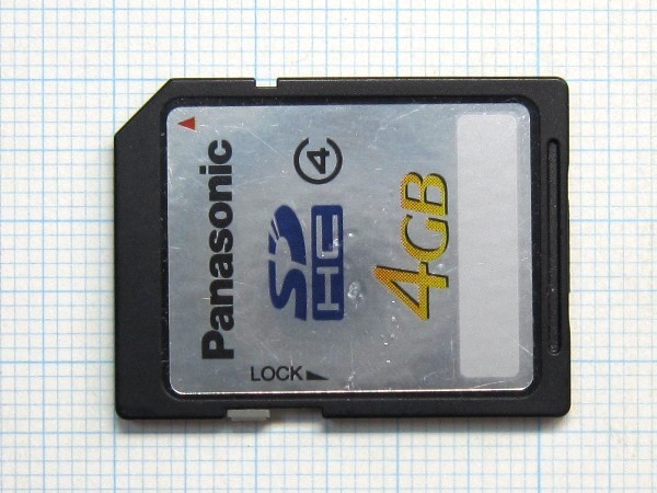 ★Panasonic SDHCメモリーカード 4GB 中古★送料85円・185円拍卖