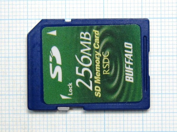 ★BUFFALO SDメモリーカード 256MB 中古★送料85円・185円拍卖