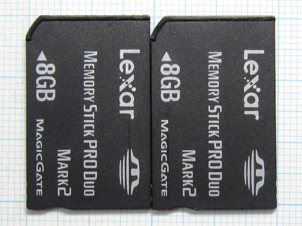 ★Lexar メモリースティック PRODuo 8GB 2枚 中古★送料85円・185円拍卖