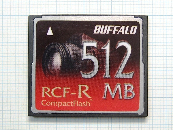 ★BUFFALO コンパクトフラッシュ 512MB 中古★送料85円・185円拍卖