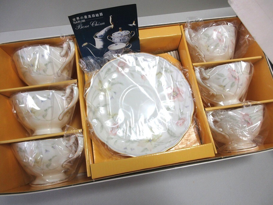 ★★ナルミ パステルガーデン ティー碗皿6客 廃盤~★★拍卖